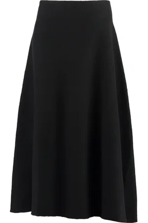 Jil Sander Dames, Rokken, Zwart, Maat: M Wol