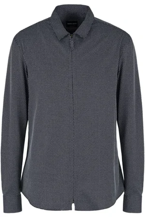 Giorgio Armani Heren, Overhemden, Blauw, Maat: XL