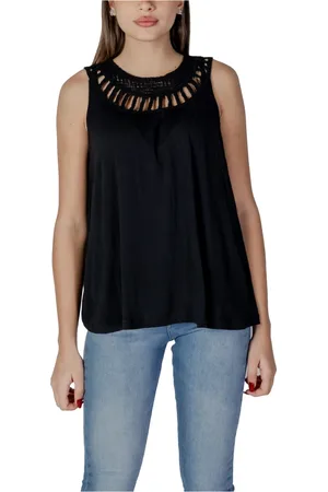 B YOUNG Dames, Tops, Zwart, Maat: M Viscose