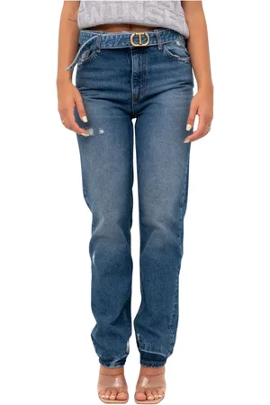 Twin-Set Dames, Jeans, Blauw, Maat: W29