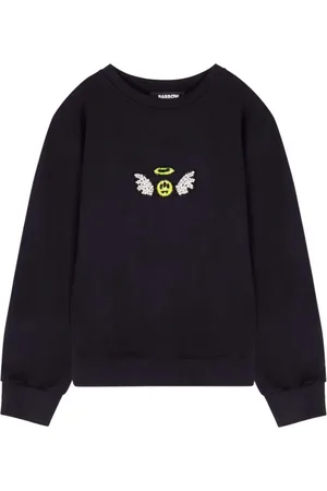 BARROW Heren, Sweatshirts & Hoodies, Zwart, Maat: L Katoen