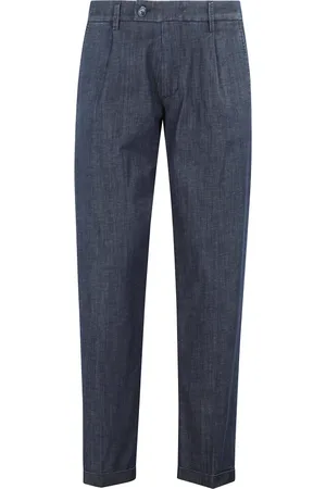 RE-HASH Heren, Broeken, Blauw, Maat: W34 Denim