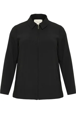Kaffe Dames, Jassen, Zwart, Maat: XL