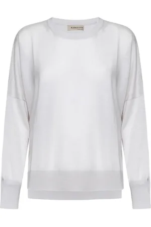 BLANCA Dames, Truien, Grijs, Maat: 2XS Wol