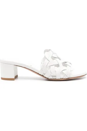 Gianvito Rossi Dames, Schoenen, Wit, Maat: 39 EU Leer