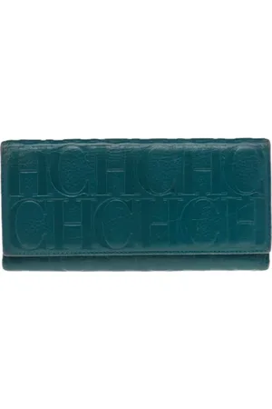 Carolina Herrera Dames, Pre-owned, Groen, Maat: ONE Size Leer