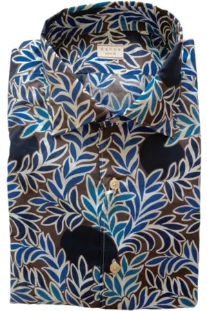 Xacus Heren, Overhemden, Blauw, Maat: XL Katoen