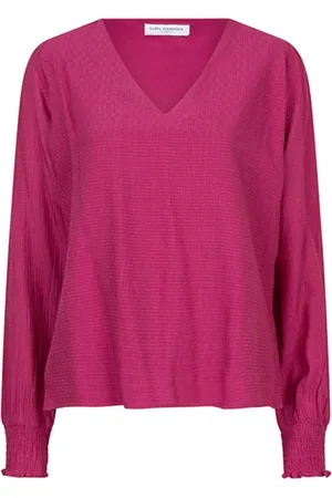 lofty manner Dames, Blouses & Shirts, Rood, Maat: XL Nylon