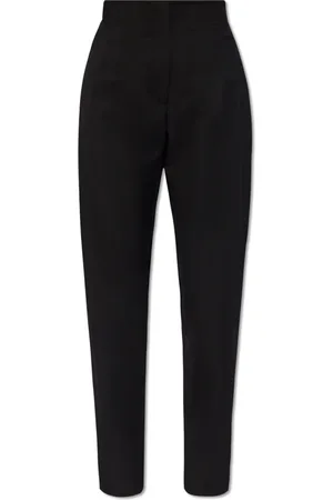 Alaïa Dames, Broeken, Zwart, Maat: M Wol