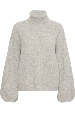 Gestuz Dames, Truien, Grijs, Maat: 2XS