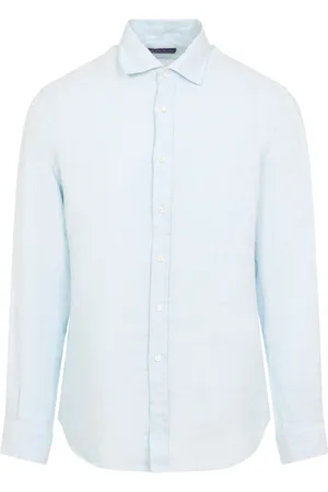 Ralph Lauren Heren, Overhemden, Blauw, Maat: M