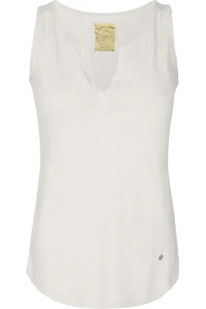 Mos Mosh Dames, Tops, Wit, Maat: M Katoen