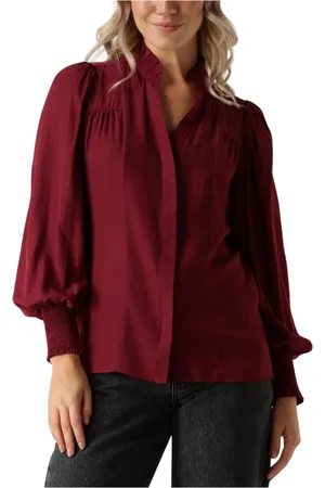 Co`Couture Dames, Blouses & Shirts, Rood, Maat: 3XS