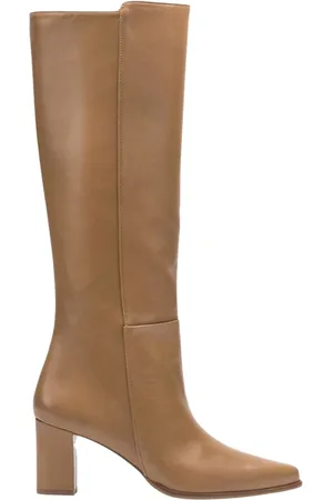 Flattered Dames, Schoenen, Bruin, Maat: 40 EU Leer