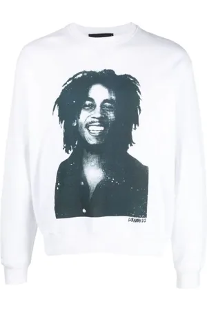 Dsquared2 Heren, Sweatshirts & Hoodies, Wit, Maat: XS Katoen