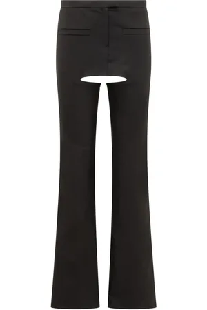 Courrèges Dames, Broeken, Zwart, Maat: S Wol