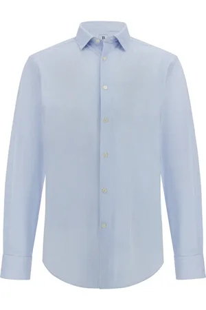 Boggi Milano Heren, Overhemden, Blauw, Maat: XL Nylon