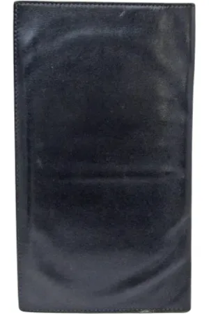 Hermès Dames, Pre-owned, Blauw, Maat: ONE Size Leer