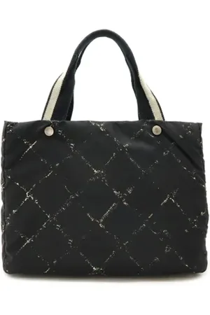 CHANEL Dames, Pre-owned, Zwart, Maat: ONE Size Nylon