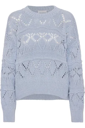 American Dreams Dames, Truien, Blauw, Maat: XL Katoen