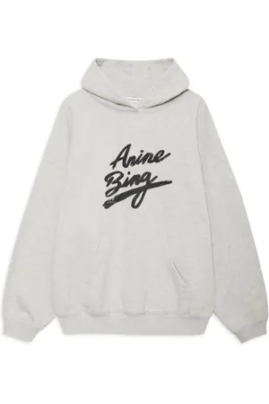ANINE BING Dames, Sweatshirts & Hoodies, Grijs, Maat: M Katoen