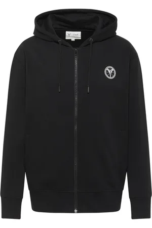 Carlo Colucci Heren, Sweatshirts & Hoodies, Zwart, Maat: L