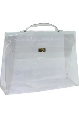 Hermès Dames, Pre-owned, Wit, Maat: ONE Size Vinyl