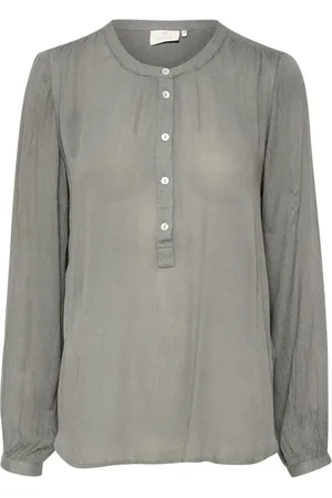 Kaffe Dames, Blouses & Shirts, Grijs, Maat: L