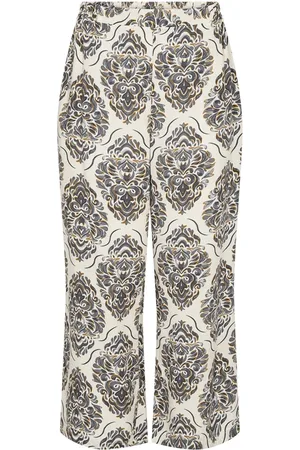 soyaconcept Dames, Broeken, Grijs, Maat: L Viscose