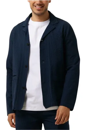 Butcher of Blue Heren, Jassen, Blauw, Maat: L Katoen