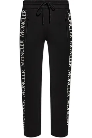 Moncler Heren, Broeken, Zwart, Maat: XL Katoen
