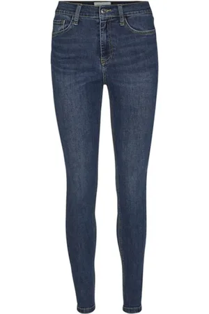 Freequent Dames, Jeans, Blauw, Maat: W29 L32 Katoen