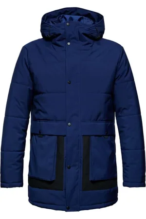 ESPRIT Heren, Jassen, Blauw, Maat: 2XL
