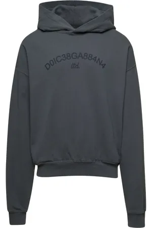Dolce & Gabbana Heren, Sweatshirts & Hoodies, Grijs, Maat: L Katoen