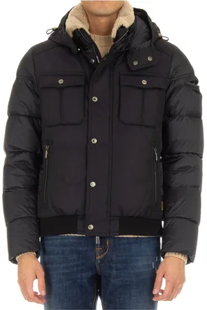 MOORER Heren, Jassen, Blauw, Maat: M