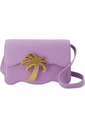 Palm Angels Dames, Tassen, Paars, Maat: ONE Size Katoen