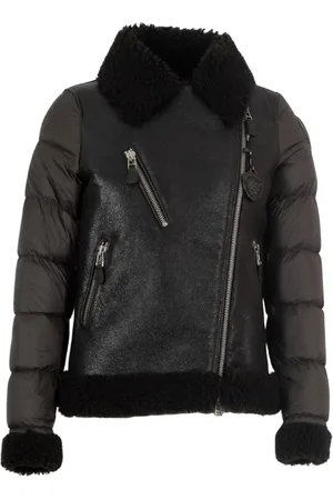 Blauer Dames, Mantels, Bruin, Maat: S Leer