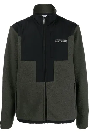 MARCELO BURLON Heren, Sweatshirts & Hoodies, Groen, Maat: L Poliester