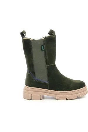 Kickers Dames, Schoenen, Groen, Maat: 39 EU Leer