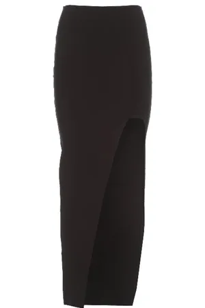 Rick Owens Dames, Rokken, Zwart, Maat: M Nylon