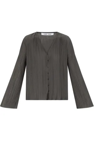 Samsøe Samsøe Dames, Blouses & Shirts, Grijs, Maat: XS
