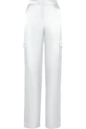 MVP Wardrobe Dames, Broeken, Wit, Maat: XS Viscose