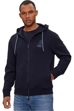 Armani Exchange Heren, Sweatshirts & Hoodies, Zwart, Maat: XL Katoen