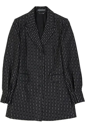 Alberta Ferretti Dames, Jassen, Zwart, Maat: XS Wol