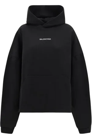 Balenciaga Dames, Sweatshirts & Hoodies, Zwart, Maat: M Katoen