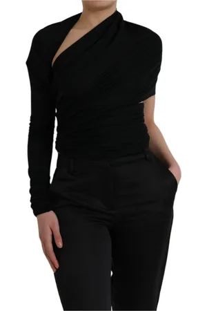 Dolce & Gabbana Dames, Tops, Zwart, Maat: 3XS Wol