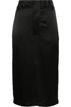 Saint Laurent Dames, Rokken, Zwart, Maat: L Zijde
