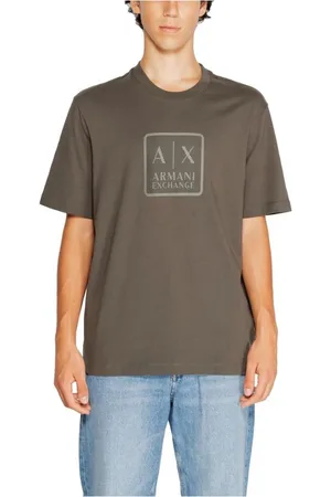 Armani Exchange Heren, Tops, Groen, Maat: S Katoen