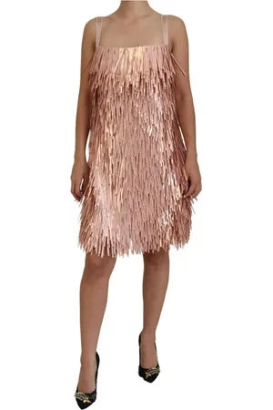 Dolce & Gabbana Dames, Jurken, Roze, Maat: XS Zijde
