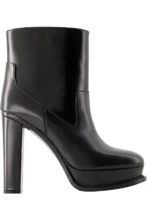 Alexander McQueen Dames, Schoenen, Zwart, Maat: 39 EU Leer